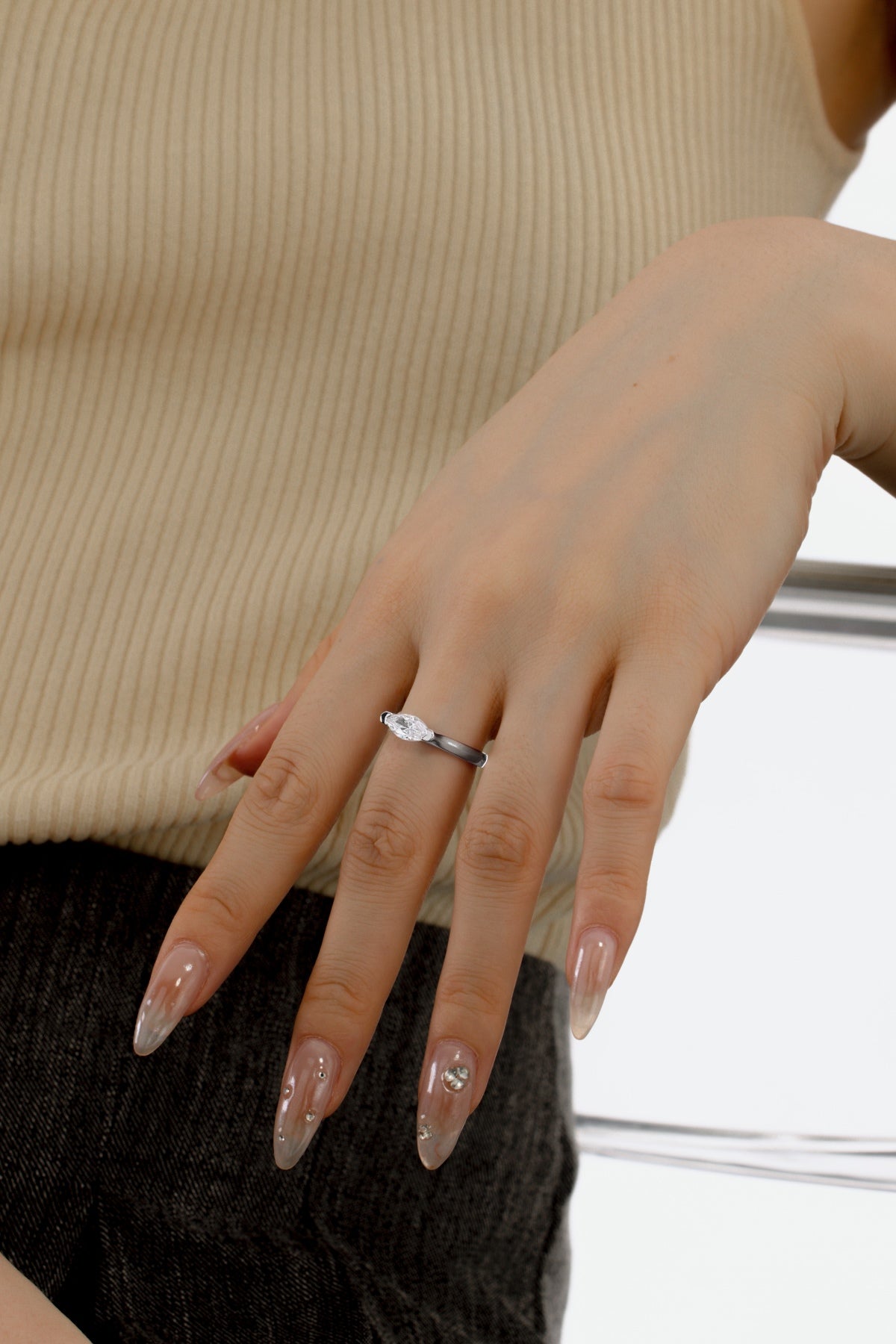 Modern Marquise Ring