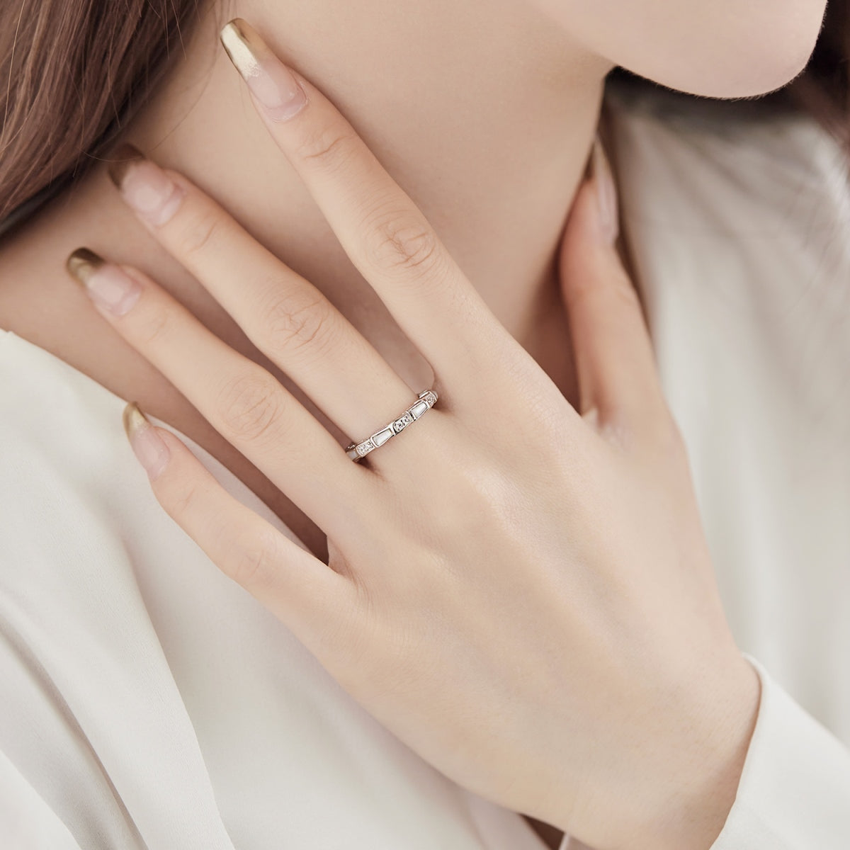 Silver Mosaic Ring