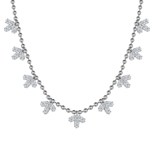 Floral Drop Necklace