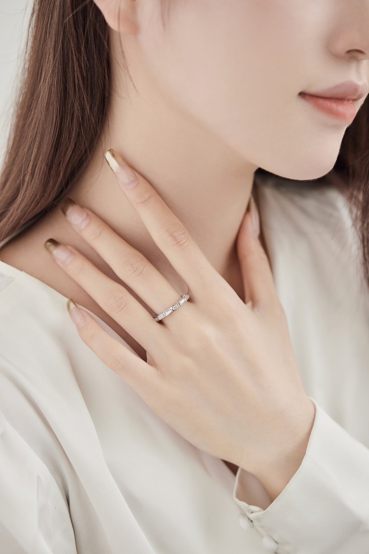 Silver Mosaic Ring
