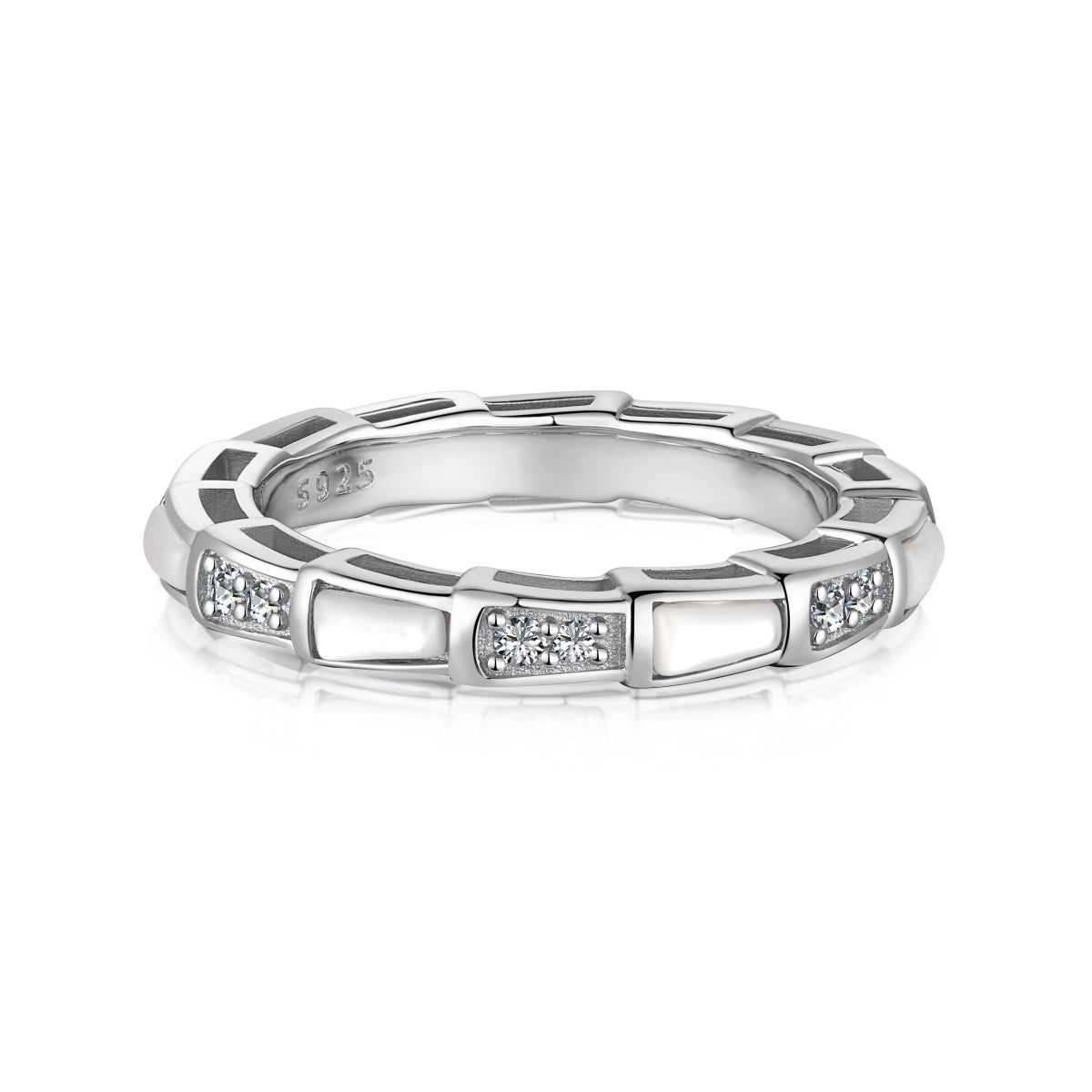 Silver Mosaic Ring