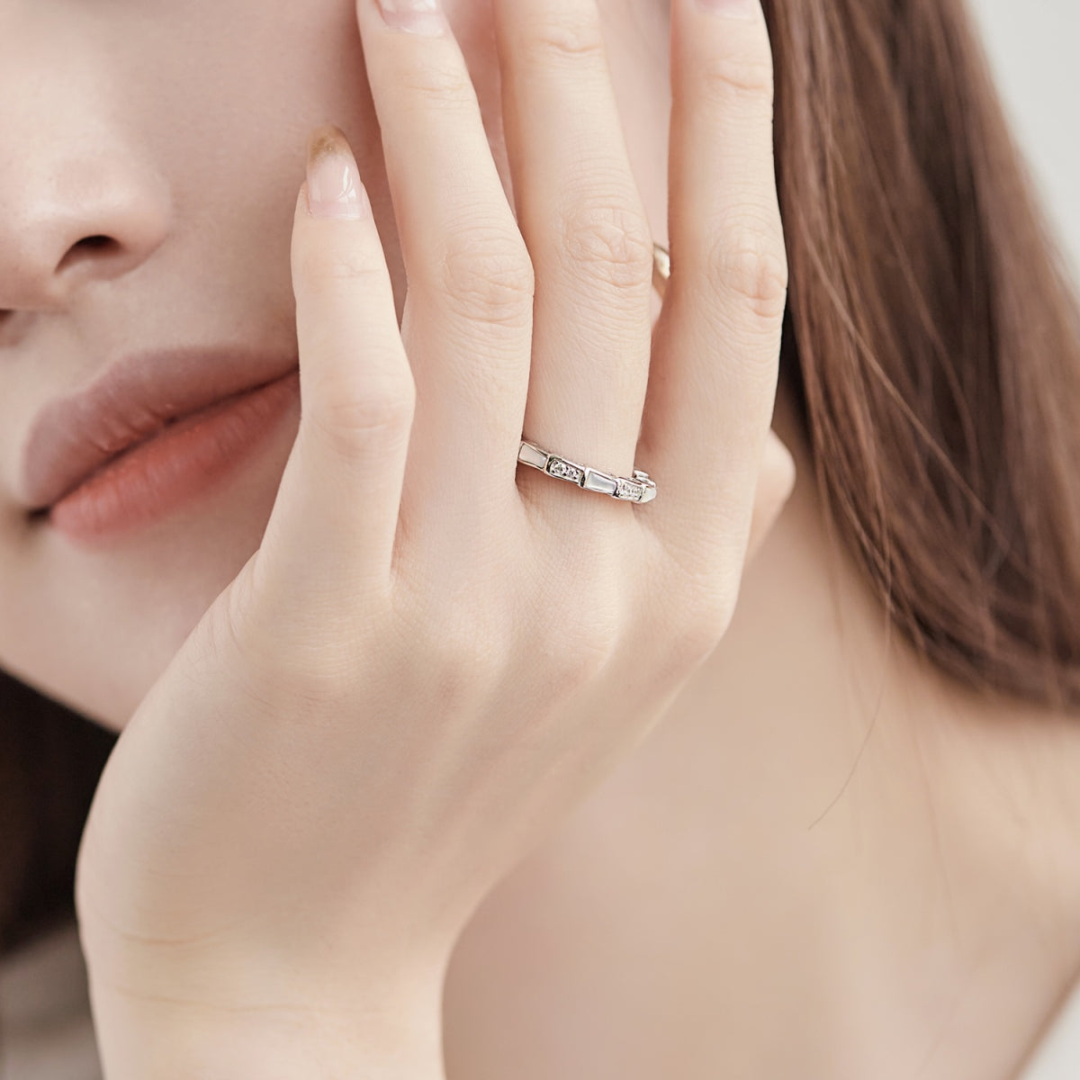 Silver Mosaic Ring