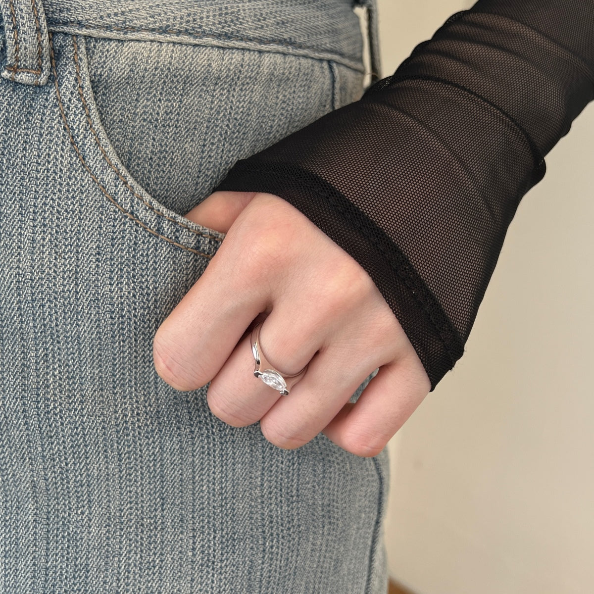 Modern Marquise Ring