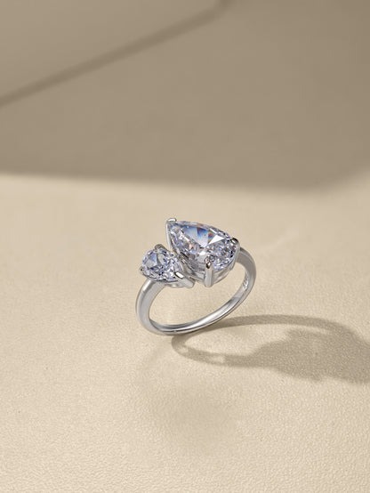 Double Stone Diamond Ring