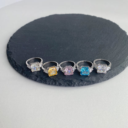 Luxury Radiant-Cut Stone Ring