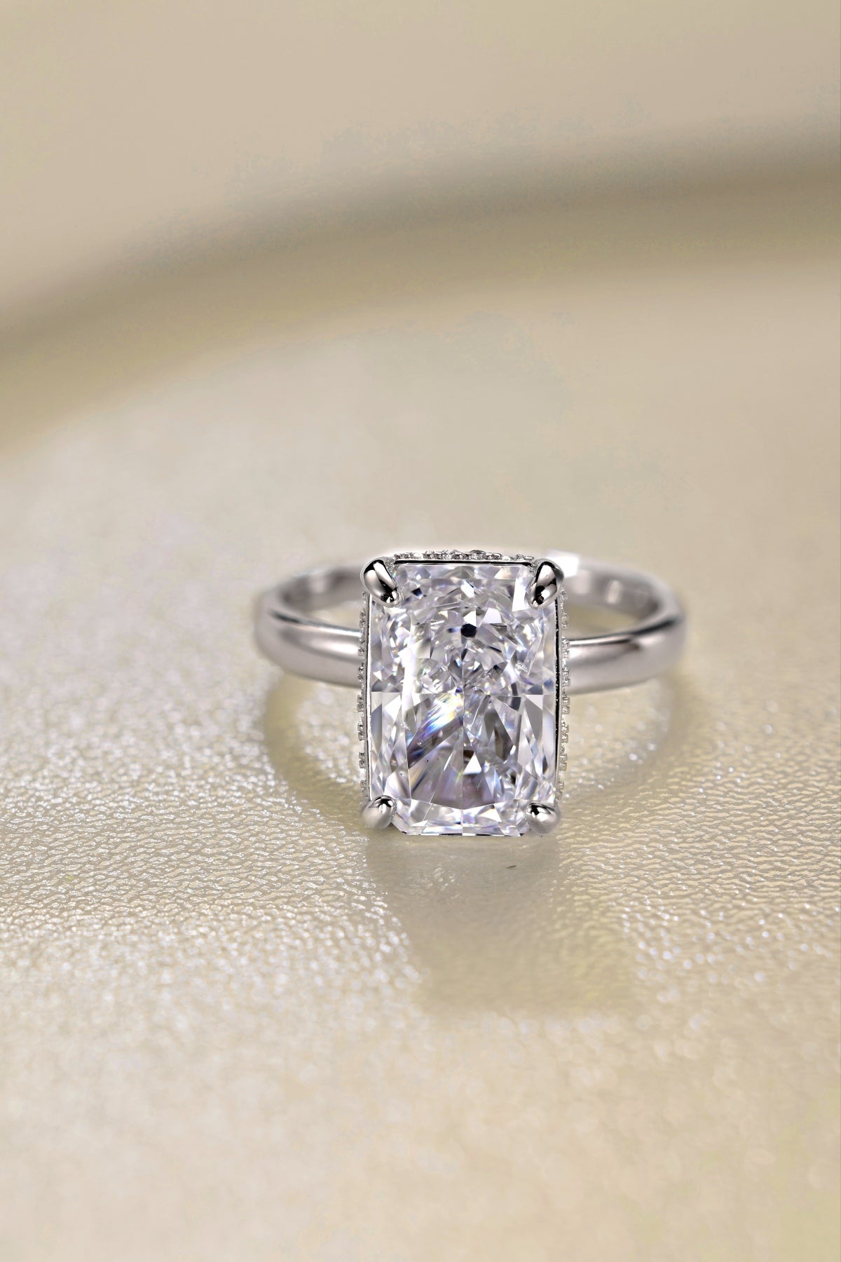 Radiant Cut Solitaire Ring