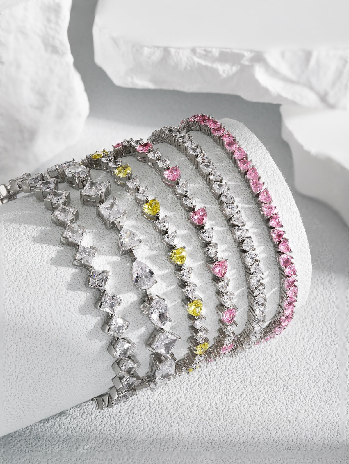 Multi-Shaped Gemstone Bracelet