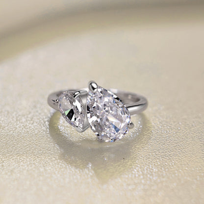 Double Stone Diamond Ring