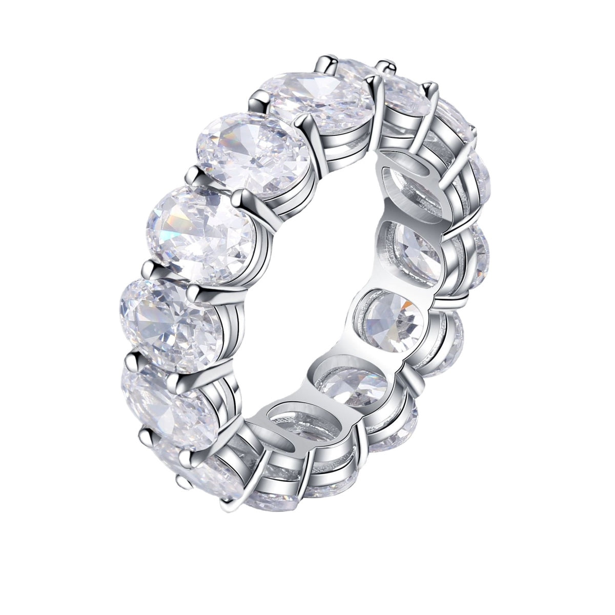 Silver Eternity Band Ring