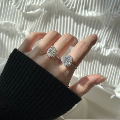 Classic Oval-Cut Engagement Ring