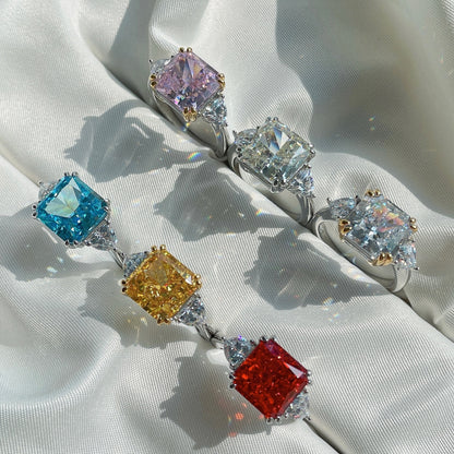 Luxury Radiant-Cut Stone Ring