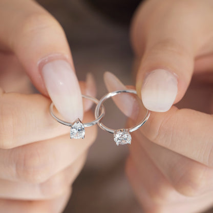 Two-Stone Crisscross Ring