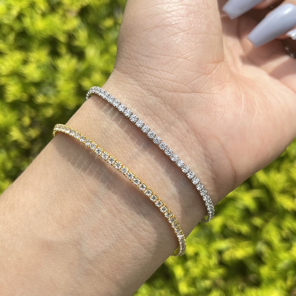 Gold Tennis Bracelet