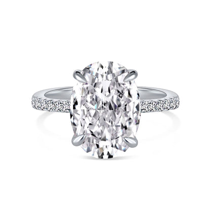 Classic Oval-Cut Engagement Ring