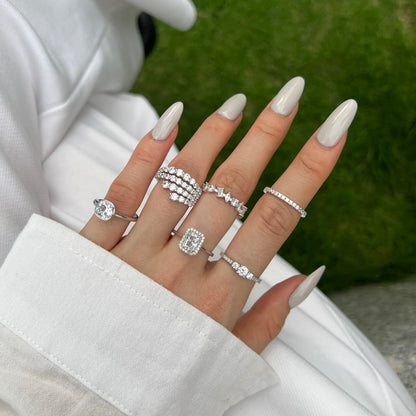 Multi-Row Diamond Ring