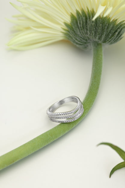 Silver Triple Band Ring