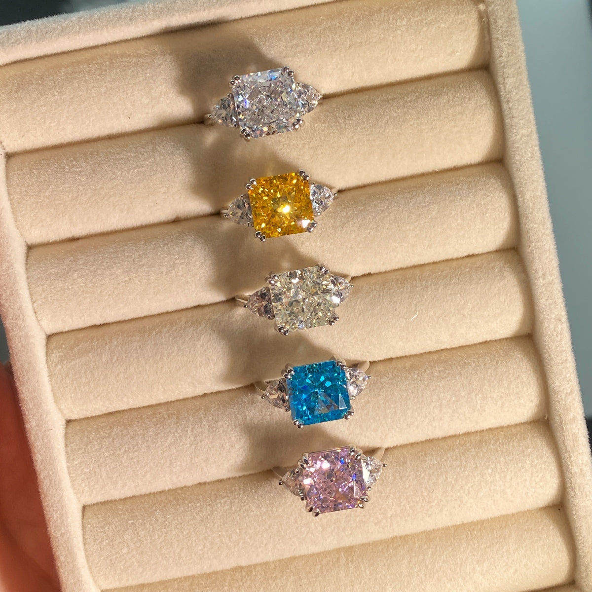 Luxury Radiant-Cut Stone Ring