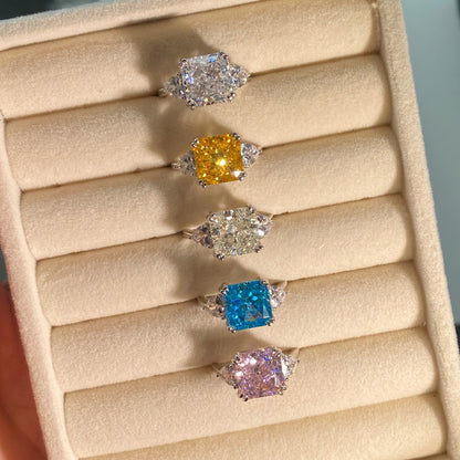 Luxury Radiant-Cut Stone Ring