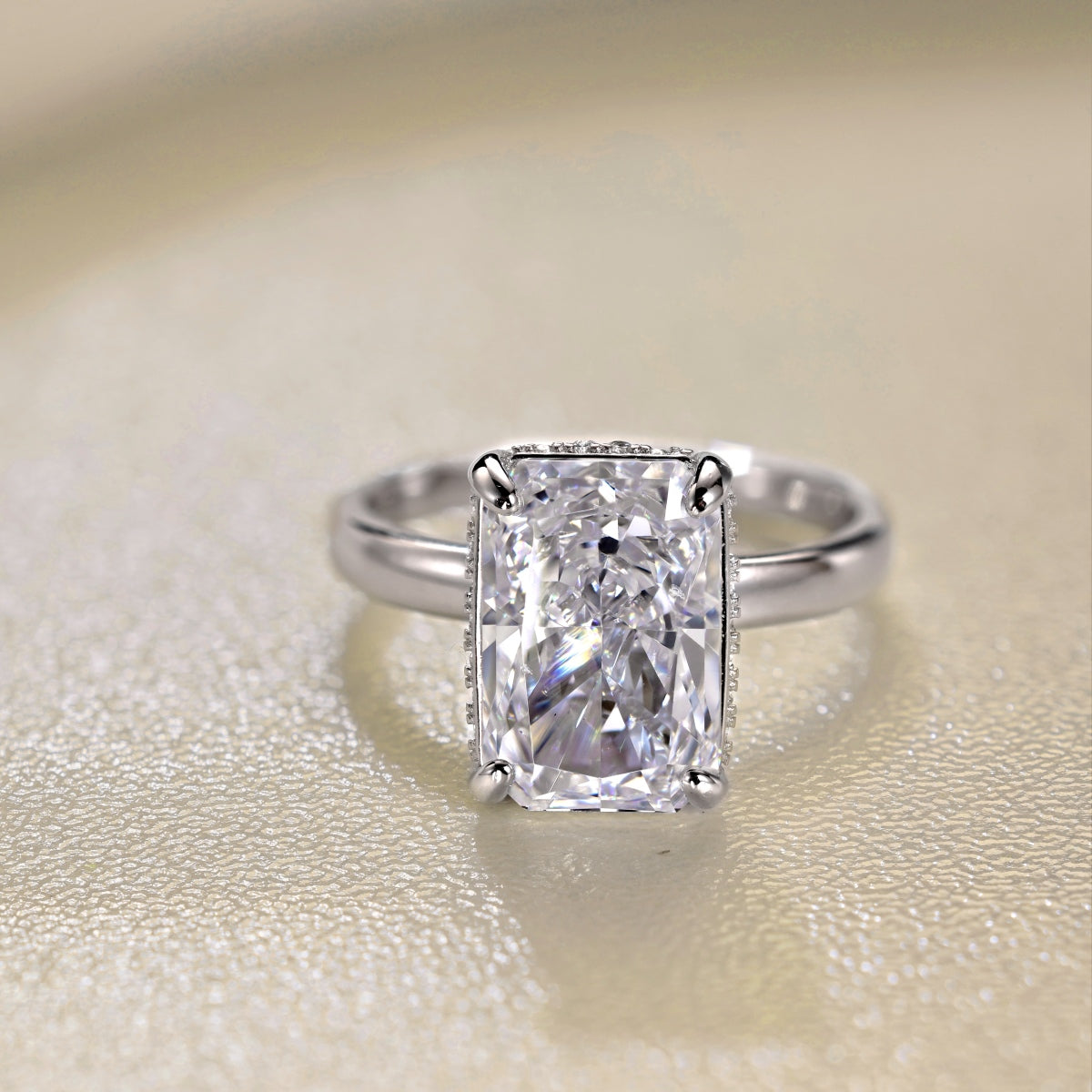 Radiant Cut Solitaire Ring