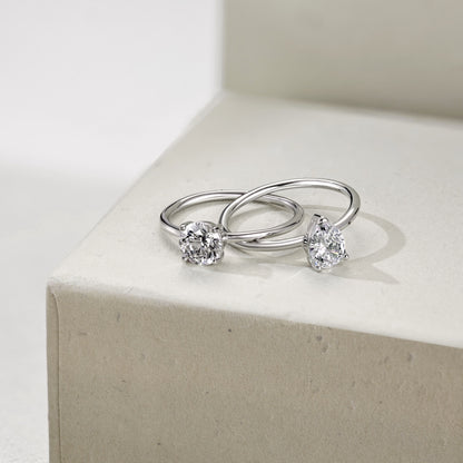 Two-Stone Crisscross Ring