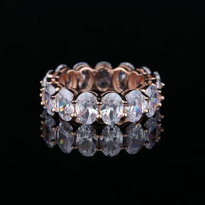 Silver Eternity Band Ring