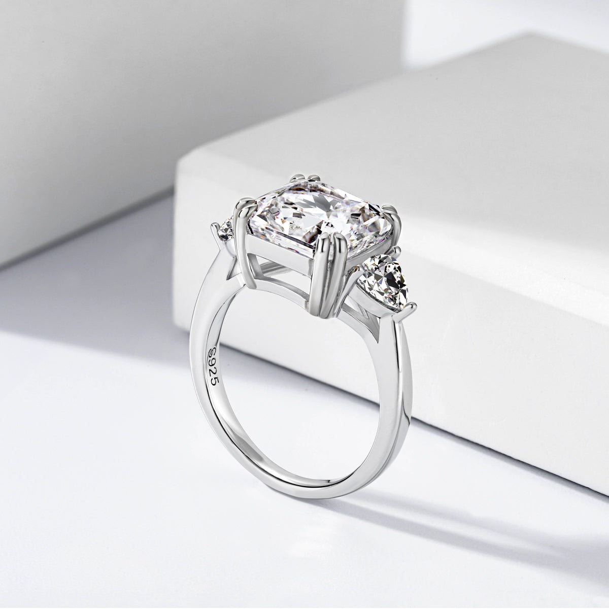 Luxury Radiant-Cut Stone Ring