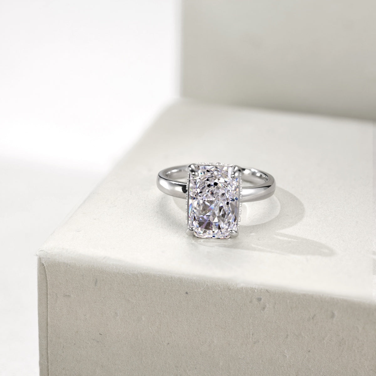 Radiant Cut Solitaire Ring