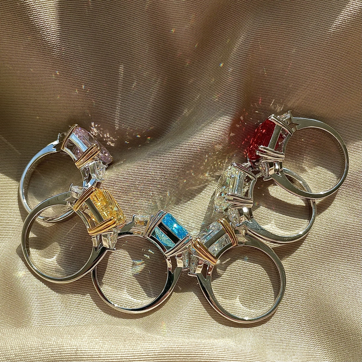 Luxury Radiant-Cut Stone Ring