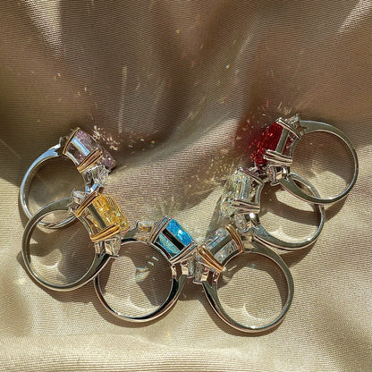 Luxury Radiant-Cut Stone Ring