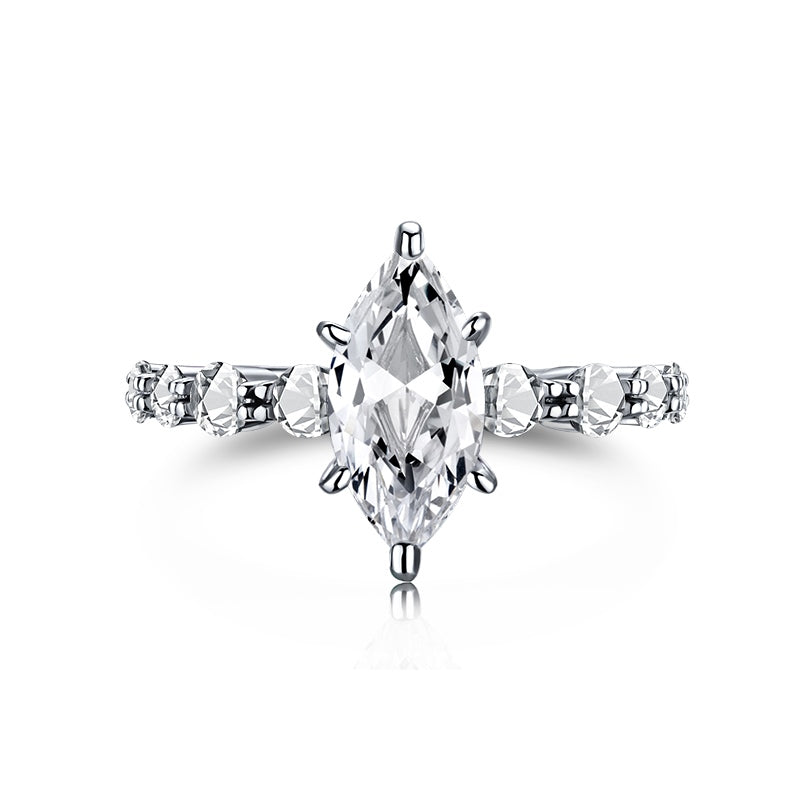 Marquise-Cut Solitaire Ring