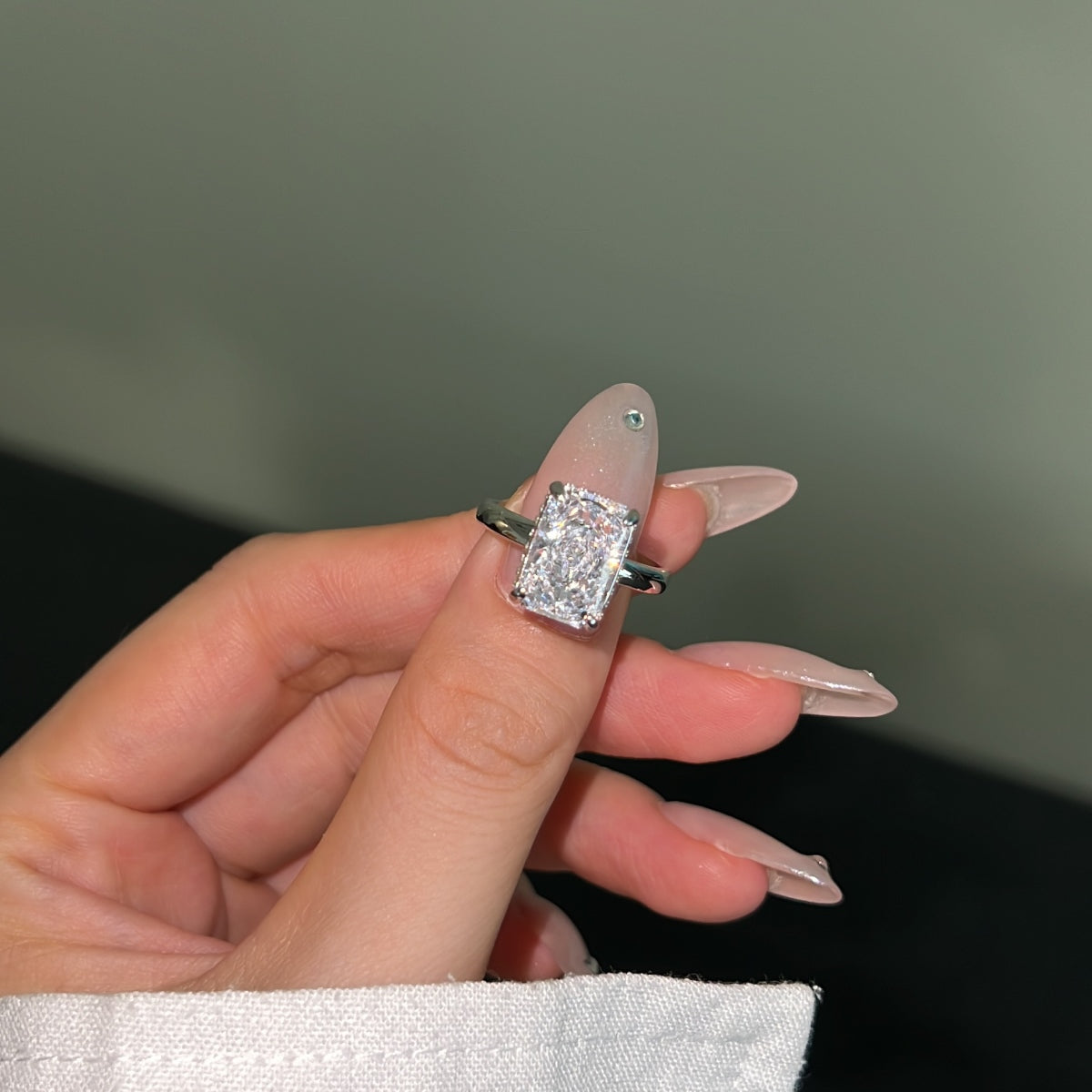 Radiant Cut Solitaire Ring