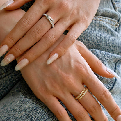 Silver Baguette Ring