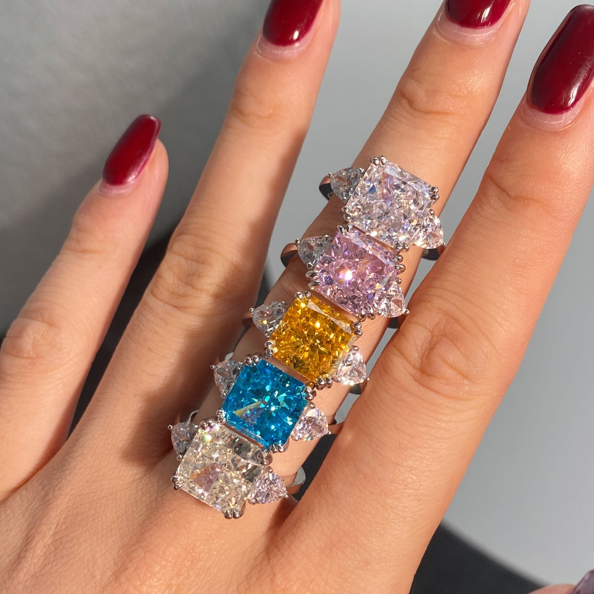 Luxury Radiant-Cut Stone Ring