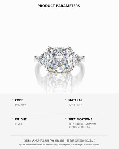 Luxury Radiant-Cut Stone Ring