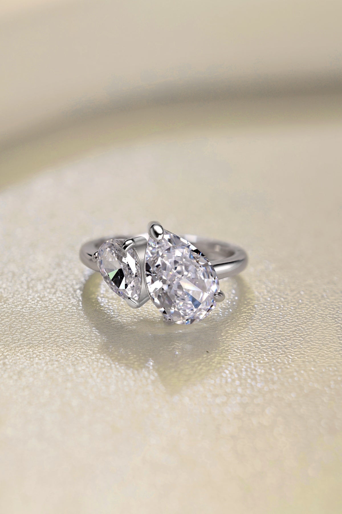 Double Stone Diamond Ring