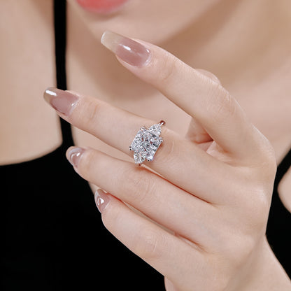 Luxury Radiant-Cut Stone Ring