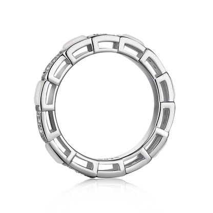 Silver Mosaic Bracelet