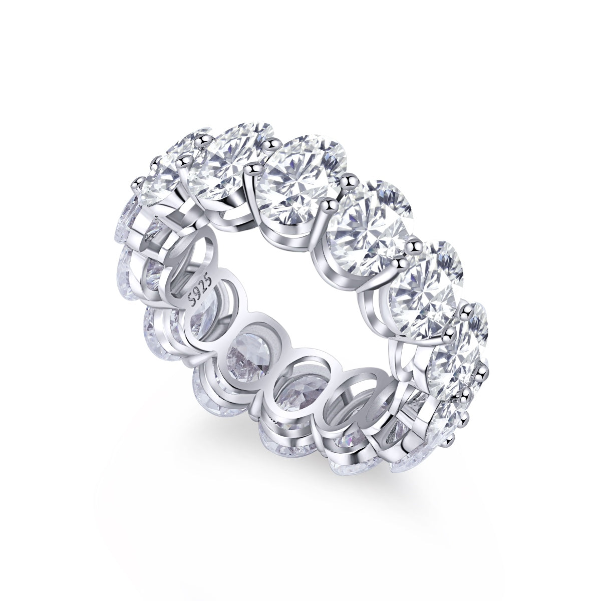 Silver Eternity Band Ring