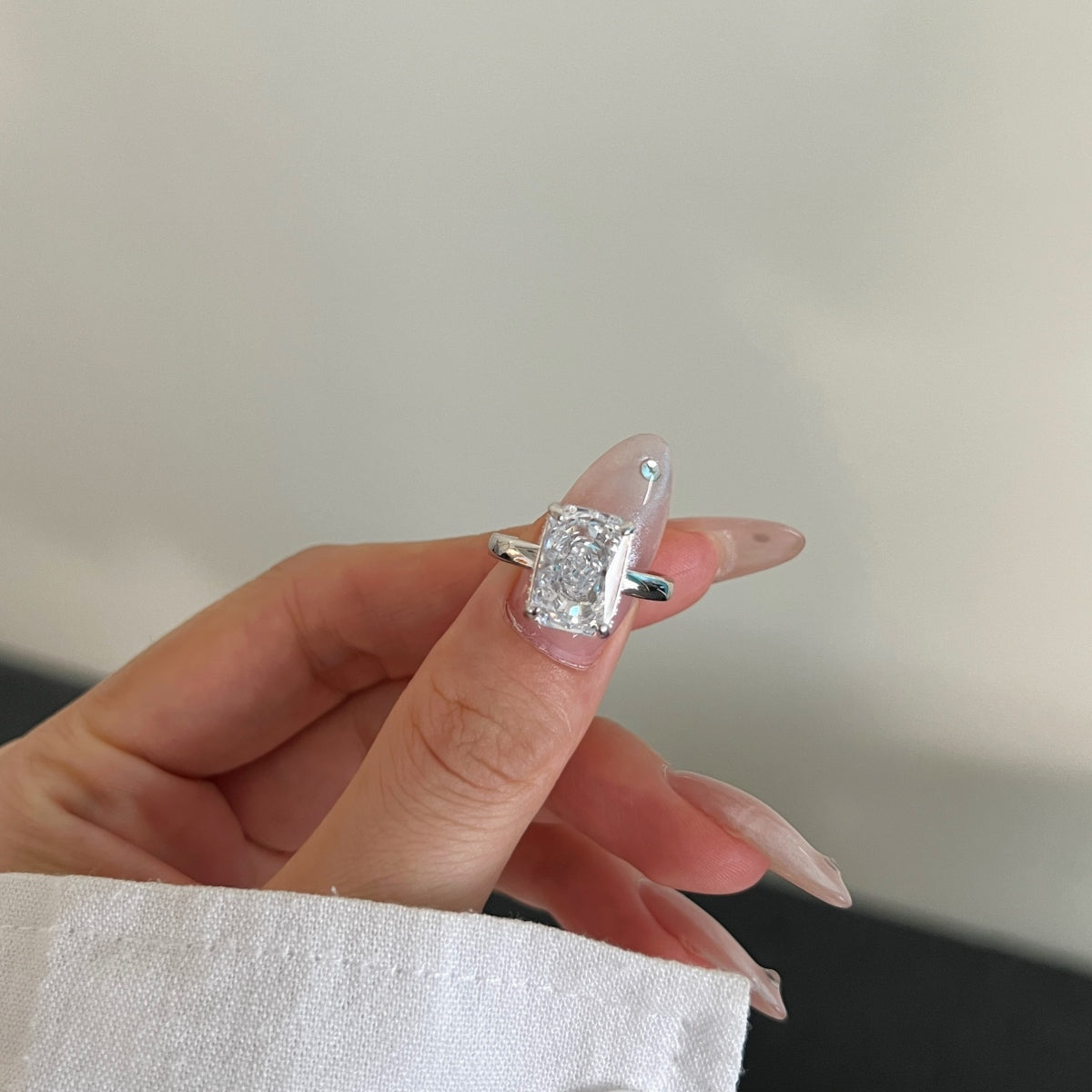 Radiant Cut Solitaire Ring