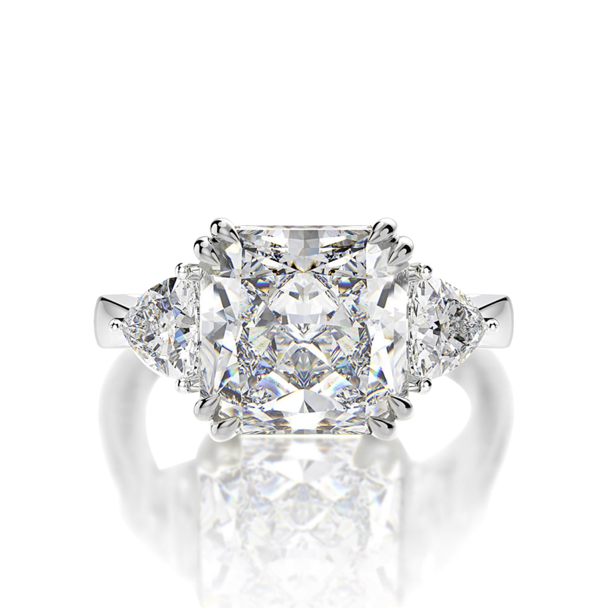 Luxury Radiant-Cut Stone Ring