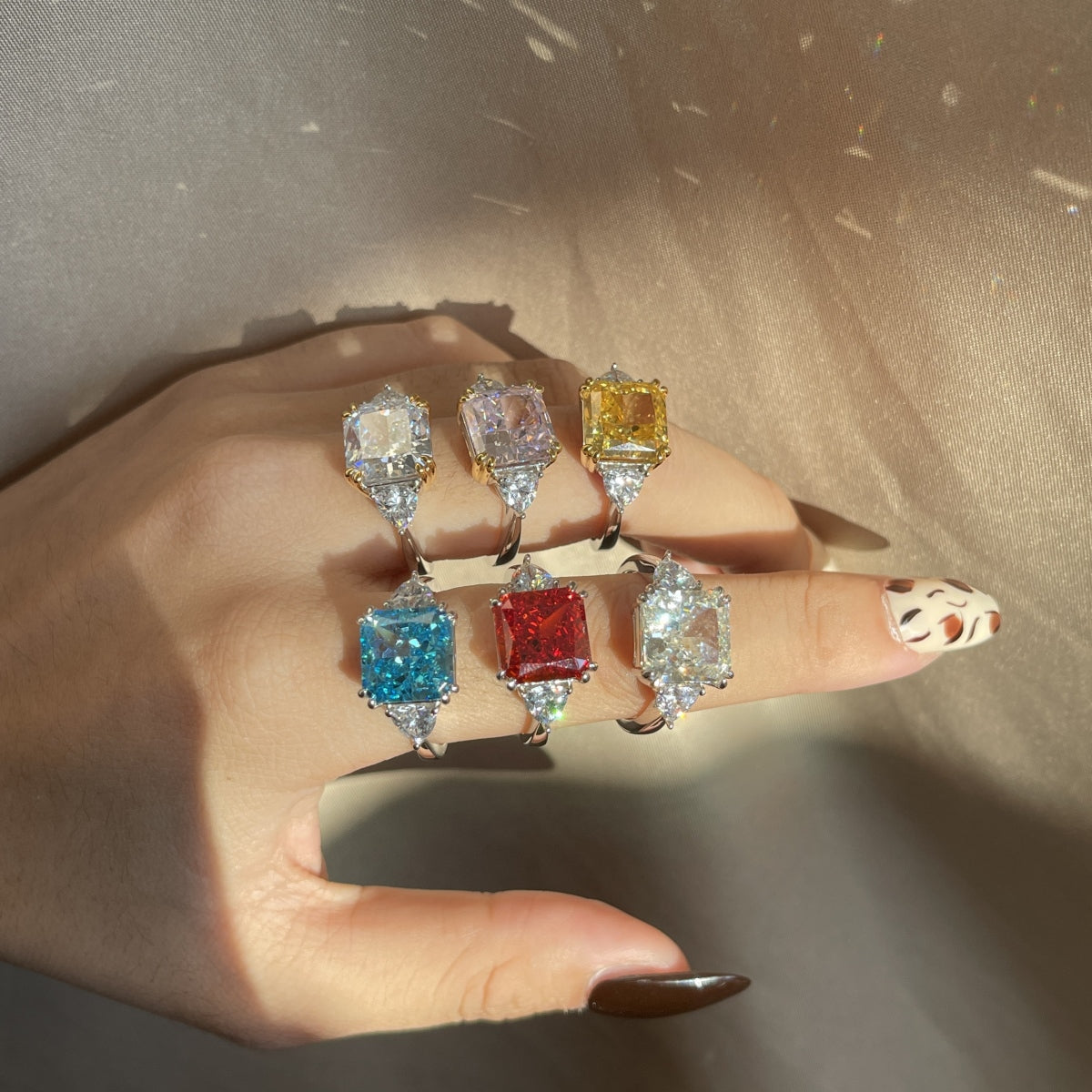Luxury Radiant-Cut Stone Ring