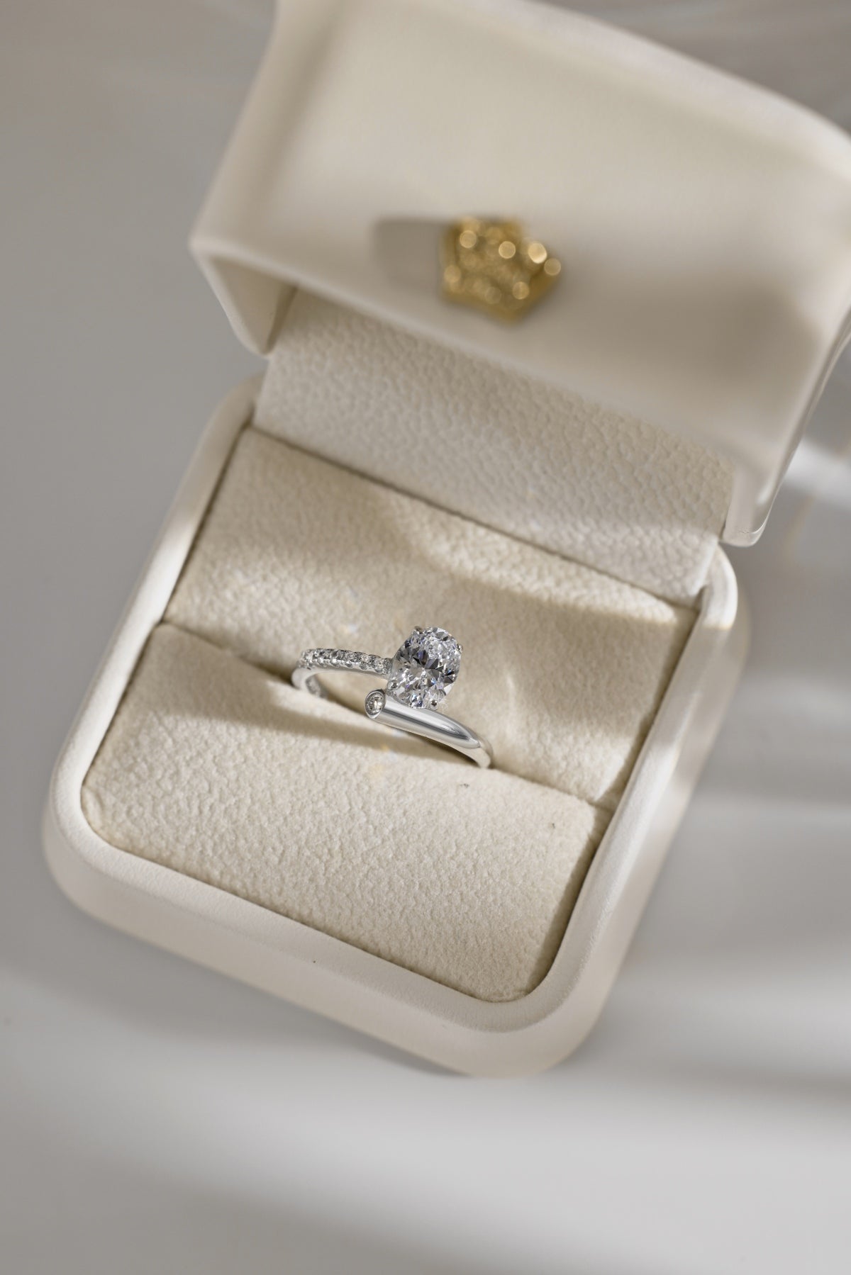 Oval Stone Solitaire Ring