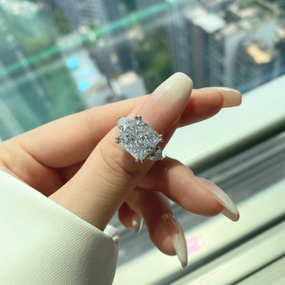Luxury Radiant-Cut Stone Ring
