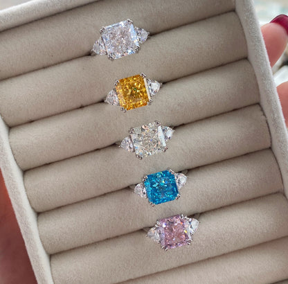 Luxury Radiant-Cut Stone Ring