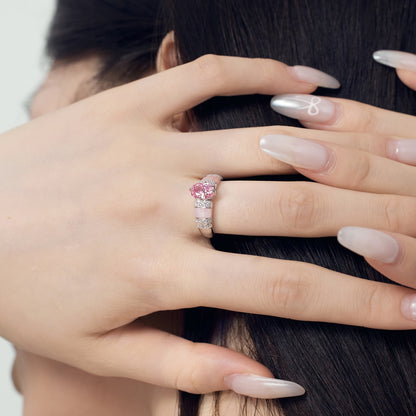 Elegant Pink Gemstone Ring