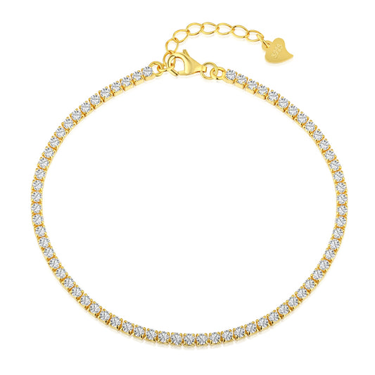 Gold Tennis Bracelet