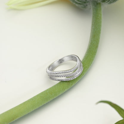 Silver Triple Band Ring