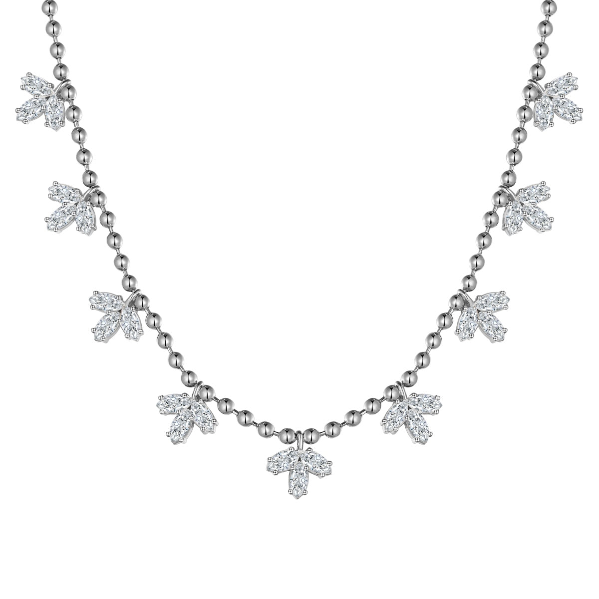 Floral Drop Necklace