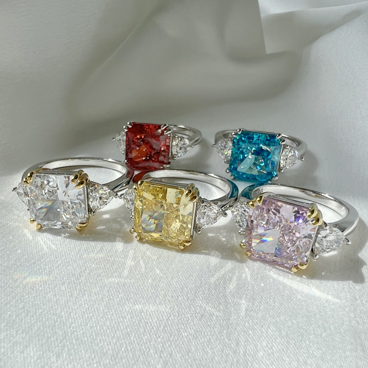 Luxury Radiant-Cut Stone Ring