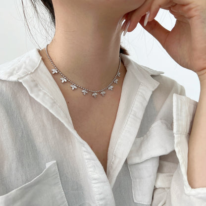 Floral Drop Necklace